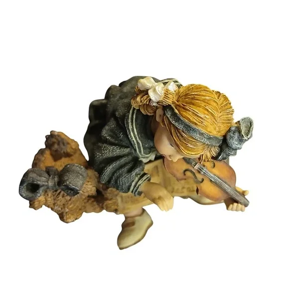 Boyds Bear Yesterdays Child Dollstone Lindsey Louise The Recital Figurine #68B5 - Picture 5 of 9